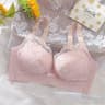 Womens Extra Thick PushUp Wireless Gathering Bra 9