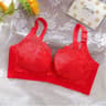 Womens Extra Thick PushUp Wireless Gathering Bra 10