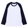 Mens Pure Cotton Raglan Spliced LongSleeve TShirt 8
