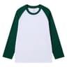 Mens Pure Cotton Raglan Spliced LongSleeve TShirt 5