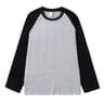 Mens Pure Cotton Raglan Spliced LongSleeve TShirt 11