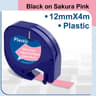 MultiColor Plastic Label Ribbon Refill 8
