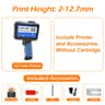 Industrial Handheld Inkjet Printer With FastDrying Black Ink 6