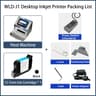 Desktop Static Intelligent Inkjet Printer 5Inch HD Touchscreen 6