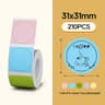Waterproof Direct Thermal Round Label Paper Rolls For NiiMbot B21 B1  B3S 7