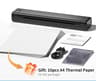 Portable A4 FullPage Wireless Thermal Document Printer 7
