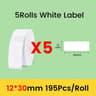 Waterproof Direct Thermal Label Paper Rolls Various Sizes  MultiPacks 19