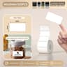Waterproof SelfAdhesive Thermal Label Paper Rolls For Portable Printer 12