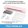 Portable Wireless A4 Thermal Printer For Documents And Stencils 13