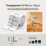 Transparent Thermal Label Sticker Rolls 9
