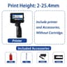 254mm Handheld TIJ Inkjet Printer For Batch Number Logo  QR Code Coding 5