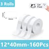 Waterproof SelfAdhesive Thermal Label  Transparent Sticker Rolls 14
