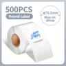 Waterproof Round Thermal Label Sticker Rolls For Desktop Label Printers 20