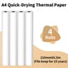 A4 Thermal Paper Rolls  Fanfold Paper For Portable Thermal Printers 9