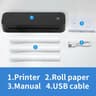 Inkless Portable A4 Thermal Printer For Home Office  School 9