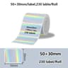 Laser Holographic Transparent Thermal Adhesive Label Rolls 14