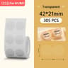 Waterproof Direct Thermal Transparent Label Paper Rolls 12