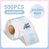 Waterproof Round Thermal Label Sticker Rolls 13