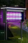 Solar Outdoor Mosquito Trap  Bug Zapper Lamp 11