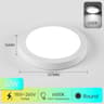 Modern LED Panel Ceiling Light 110265V Cold White Flush Mount Lamp For Living Room Bedroom  Kitchen 11