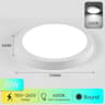 Modern LED Panel Ceiling Light 110265V Cold White Flush Mount Lamp For Living Room Bedroom  Kitchen 10