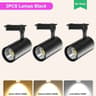Adjustable TriColor LED Track Light Set 12W  20W  30W  40W  50W Ceiling Spotlight Fixture 9