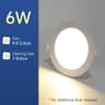 UltraThin Recessed LED Downlight TriColor Embedded Ceiling Spotlight For Living Room  Corridor 11