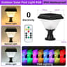 Outdoor Solar Post  Pillar Light Modern Waterproof Column Lamp For Garden Patio  Villa Decor 8