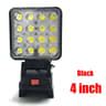 Cordless LED Work Light  Portable Emergency Flood Lamp For 18V Lithium Battery 10