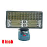 HighOutput Cordless LED Jobsite Work Light  Floodlight For 144V18V Lithium Batteries 8