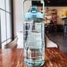 HydraTrack 2L Sports Water Bottle  TimeMarked Straw Bottle For Fitness Gym  Outdoor Hydration 3