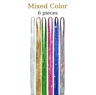 48 Inch Fairy Hair Tinsel Kit  1200 Sparkling Hair Extensions In 12 Colors 2