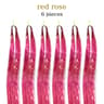 48 Inch Fairy Hair Tinsel Kit  1200 Sparkling Hair Extensions In 12 Colors 13