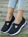 Womens Casual Flat Sneakers Lightweight Everyday Shoes For Summer And Year Round Wear 1