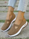 Womens Casual Flat Sneakers Lightweight Everyday Shoes For Summer And Year Round Wear 3