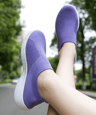 ComfortFlex Womens SlipOn Walking Sneakers  Lightweight Vulcanized Flats In Plus Sizes 0
