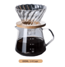 Glass Pour Over Coffee Maker Set With Reusable Filter And Carafe 6