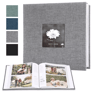Linen Photo Album For 6 Inch Prints With Writable Interleaf Pages 1