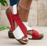 BreezeStride Lightweight Peep Toe Wedge Sandals 3