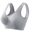 ElevateFit Seamless Push Up Sports Bra Breathable Wire Free Crop Top S To 5XL 7