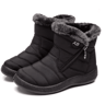 Waterproof Fur Lined Winter Boots For Women With Zipper Closure 1