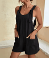 Womens Sleeveless Casual Summer Jumpsuit With Pockets For Street And Office Wear 0