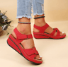 SoftStitch Women Flat Open Toe Sandals 7