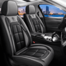 Universal Leather Car Seat Cover All Season Driver And Passenger Protection Pad 4