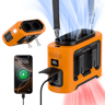 Portable Waist Fan 14500mAh Rechargeable Cooling Fan With Dual Airflow Outlets And Power Bank Funct
