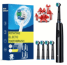 Rechargeable Rotary Electric Toothbrush For Adults With 8 Soft Brush Heads 6