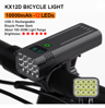 NATFIRE 12 LED Rechargeable Bike Light With 10000mAh Power Bank And High Lumen Headlight 4