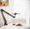Professional Overhead Phone Stand With Lighting For Recording Video And Live Streaming 1