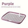 Dog Potty Training Toilet Tray With Removable Net And Reusable Pee Pad Holder 4