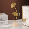 Aurelia Nordic Gold Ginkgo Leaf Sculpture For Luxury Home And Office Decor 3